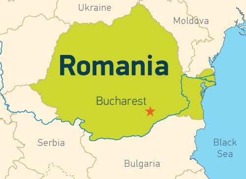 Бухарест на карті