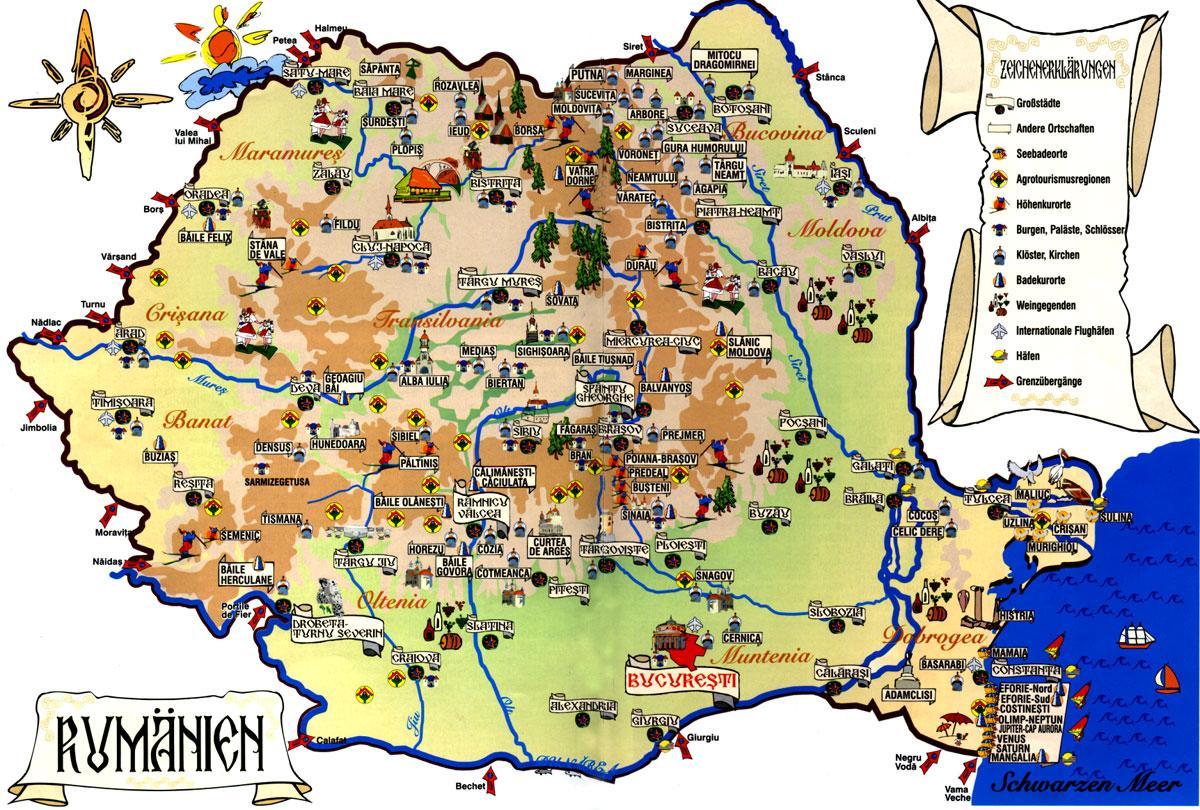 Бухарест оглядова карта