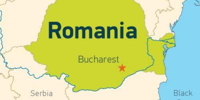 Бухарест на карті